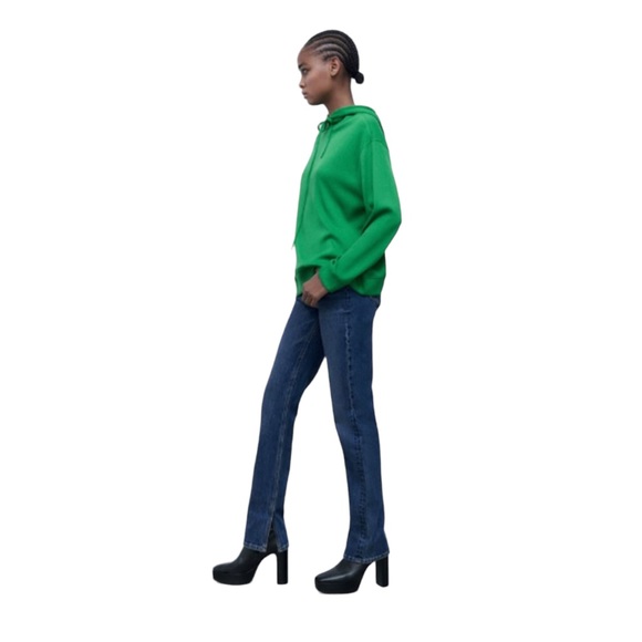 ZARA Kelly Green Soft Hoodie - New - Picture 6 of 9